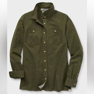 Duluth Trading Co Forest Green Casual Button Down Shirt size XL